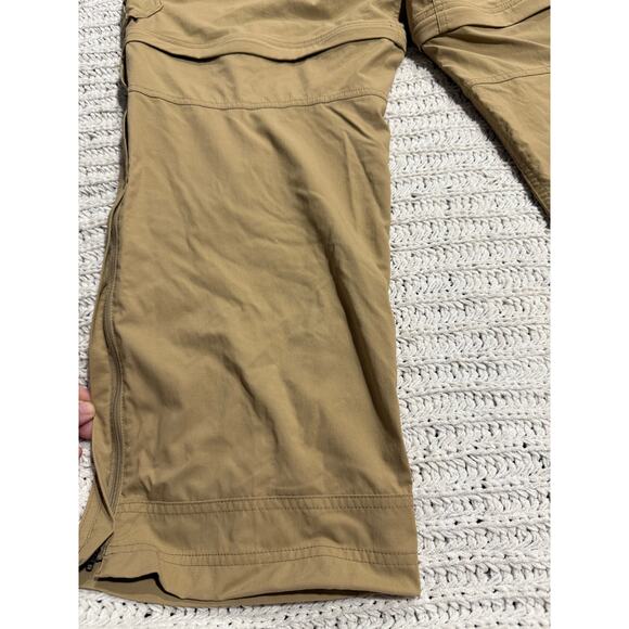 REI Co-Op Convertible Hiking Pants Performance Cargo Active Mens Sz 42 x 30 Tan - Picture 11 of 11